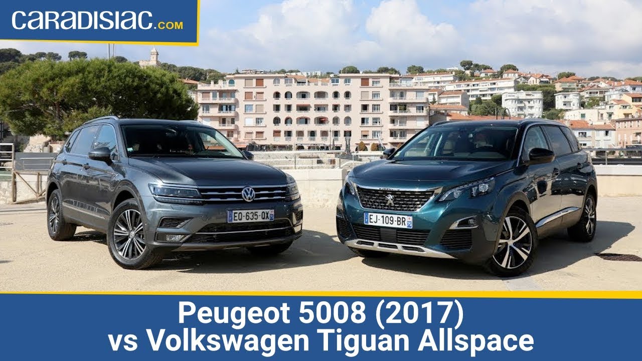 comparatif 5008 tiguan