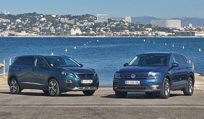 comparatif 5008 tiguan