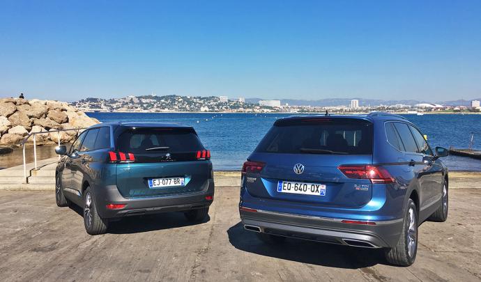 comparatif 5008 tiguan