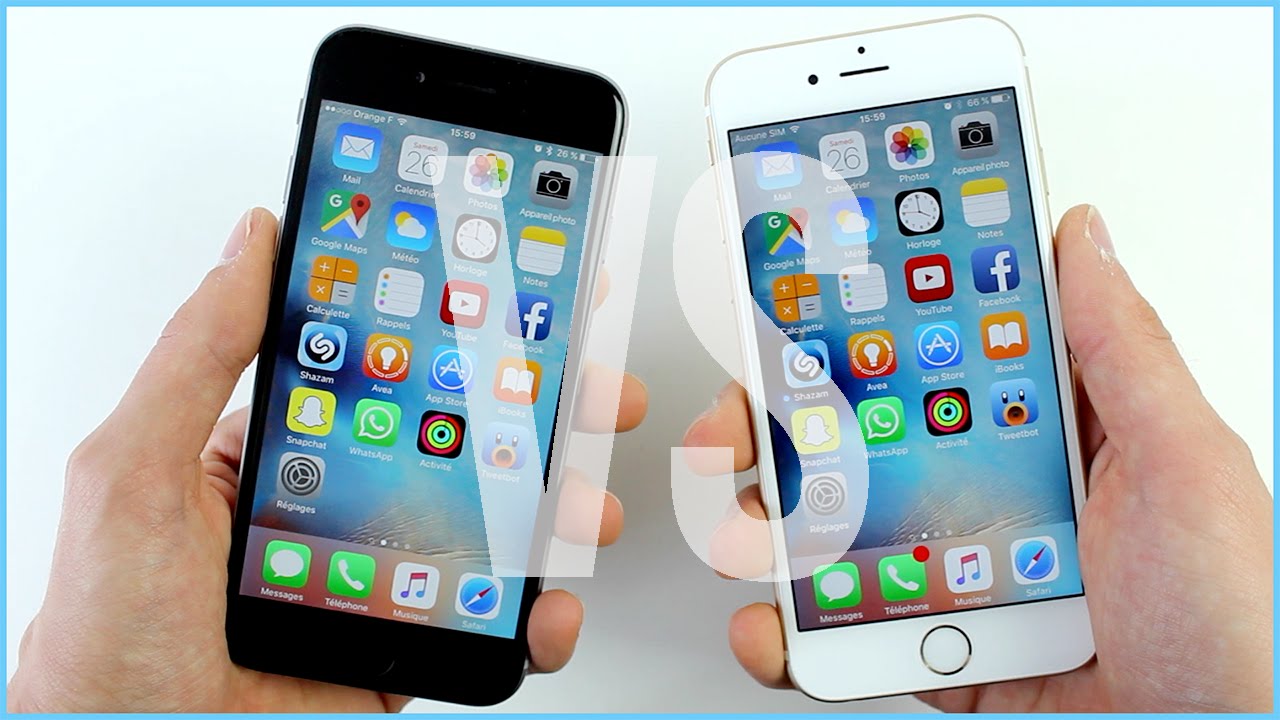 comparatif 6s et 7
