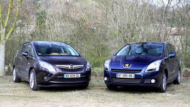 comparatif smax zafira tourer