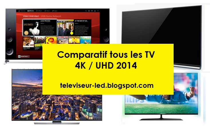 comparatif tv 4k