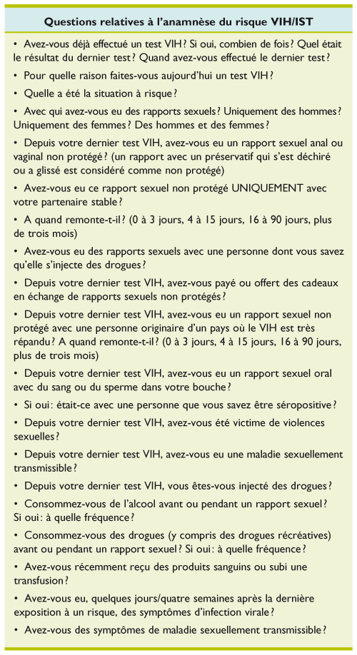 test de 3eme generation vih