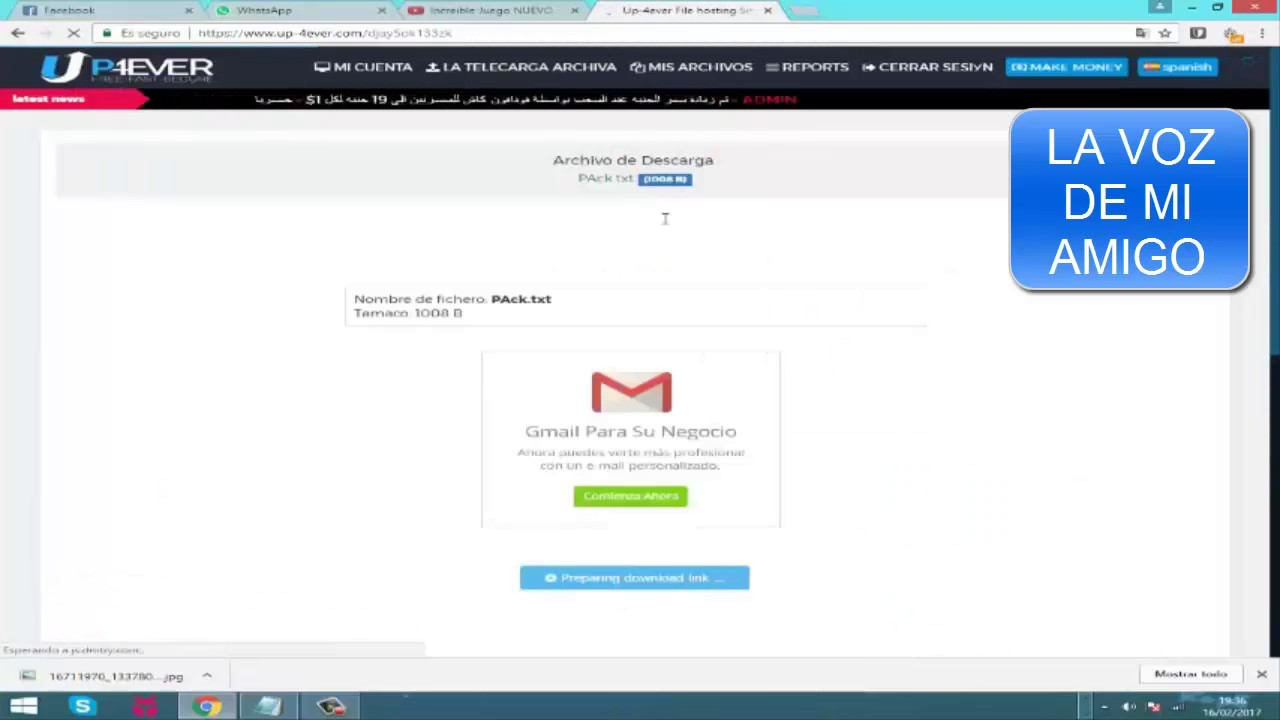 test de velocidad 4ever