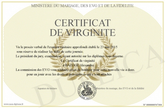 test de virginite